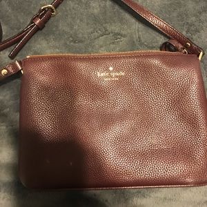 Deep purple Kate spade crossbody